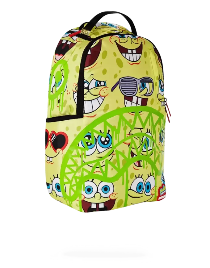 PATRÓN DE CARA DE BOB ESPONJA CON PINTURA EN AEROSOL PATRÓN DE CARA DE BOB ESPONJA CON PINTURA EN AEROSOL