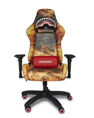 SILLA GAMING CAMUFLAJE DE FUEGO – SÚPER RARA