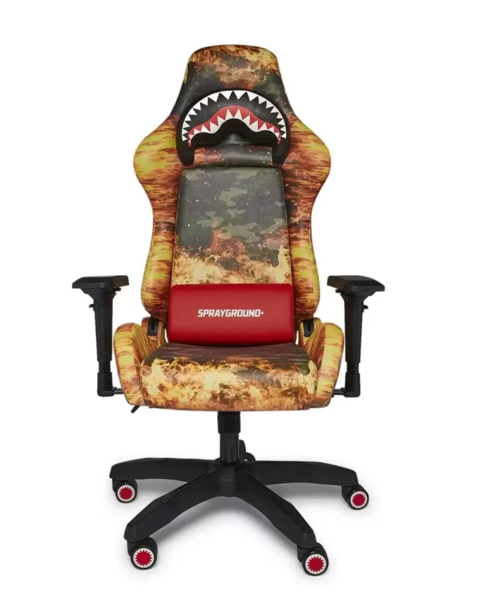 SILLA GAMING CAMUFLAJE DE FUEGO – SÚPER RARA SILLA GAMING CAMUFLAJE DE FUEGO – SÚPER RARA