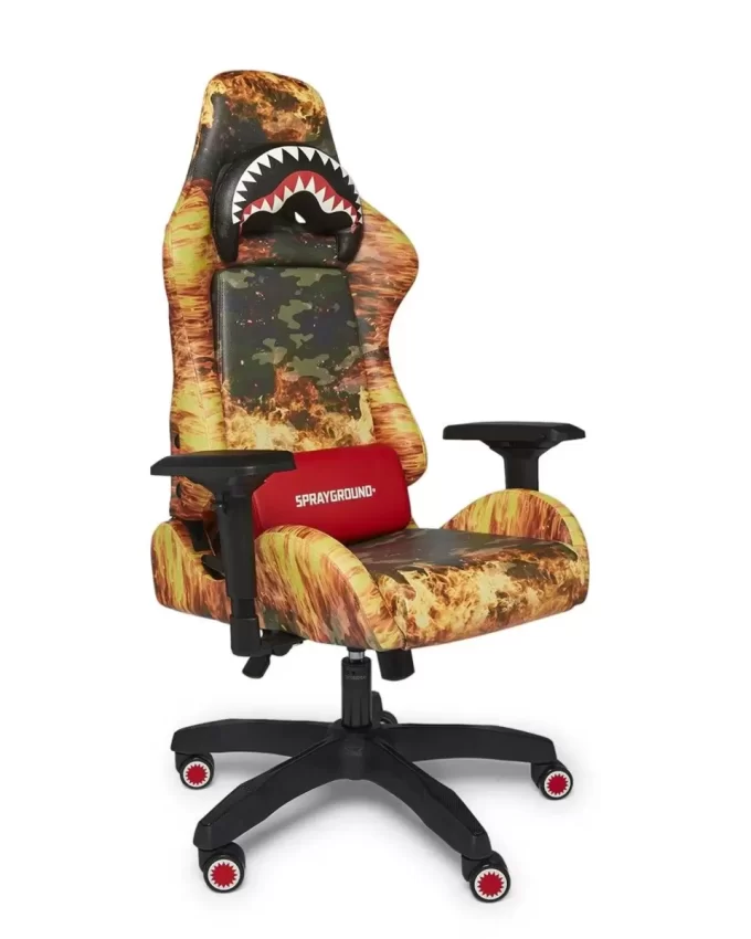 SILLA GAMING CAMUFLAJE DE FUEGO – SÚPER RARA SILLA GAMING CAMUFLAJE DE FUEGO – SÚPER RARA