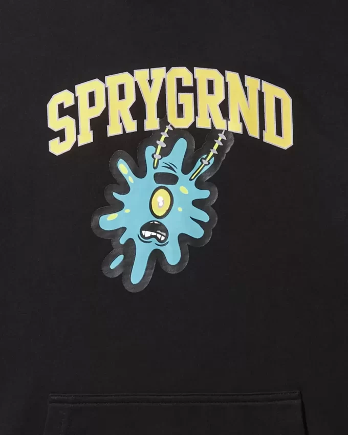 SUDADERA CON CAPUCHA DE BOB ESPONJA SPLAT (NEGRA) SUDADERA CON CAPUCHA DE BOB ESPONJA SPLAT (NEGRA)