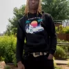 SUDADERA CON CAPUCHA DE MIAMI VICE (NEGRA)