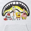 SUDADERA CON CAPUCHA DE TIBURÓN DE LA TRIPULACIÓN DE BOB ESPONJA (GRIS CLARO) SUDADERA CON CAPUCHA DE TIBURÓN DE LA TRIPULACIÓN DE BOB ESPONJA (GRIS CLARO)