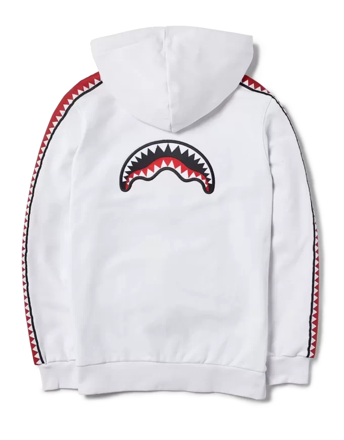 SUDADERA CON CAPUCHA Y CREMALLERA SHARKTRACK SPUCCI (BLANCA) SUDADERA CON CAPUCHA Y CREMALLERA SHARKTRACK SPUCCI (BLANCA)
