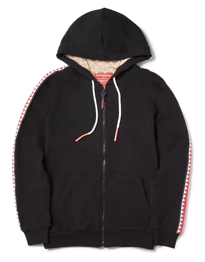 SUDADERA CON CAPUCHA Y CREMALLERA SHARKTRACK SPUCCI (NEGRA) SUDADERA CON CAPUCHA Y CREMALLERA SHARKTRACK SPUCCI (NEGRA)