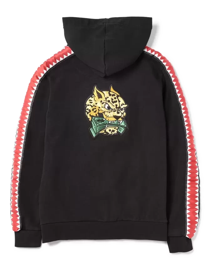 SUDADERA CON CAPUCHA Y CREMALLERA SHARKTRACK TIGER MONEY (NEGRA) SUDADERA CON CAPUCHA Y CREMALLERA SHARKTRACK TIGER MONEY (NEGRA)