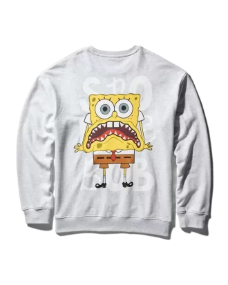 SUDADERA DE CUELLO REDONDO SPRAYGROUND (GRIS CLARO)
