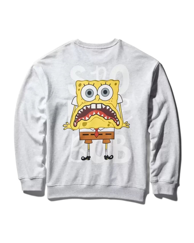 SUDADERA DE CUELLO REDONDO SPRAYGROUND (GRIS CLARO) SUDADERA DE CUELLO REDONDO SPRAYGROUND (GRIS CLARO)