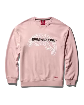 SUDADERA DE CUELLO REDONDO SPRAYGROUND (ROSA)