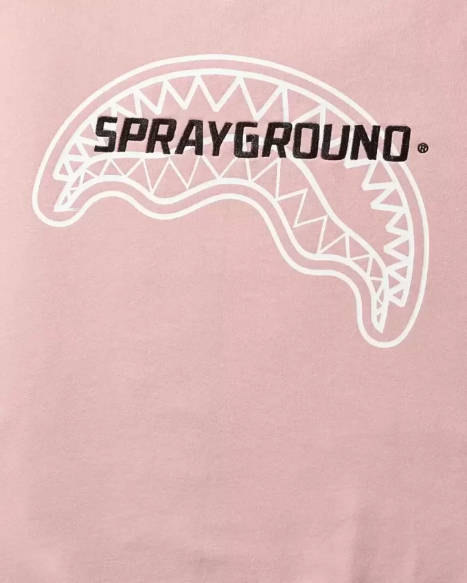 SUDADERA DE CUELLO REDONDO SPRAYGROUND (ROSA) SUDADERA DE CUELLO REDONDO SPRAYGROUND (ROSA)