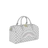 TIBURONES DE PUNTO EN PARÍS EN MINI BOLSO DE VIAJE CREMA TIBURONES DE PUNTO EN PARÍS EN MINI BOLSO DE VIAJE CREMA