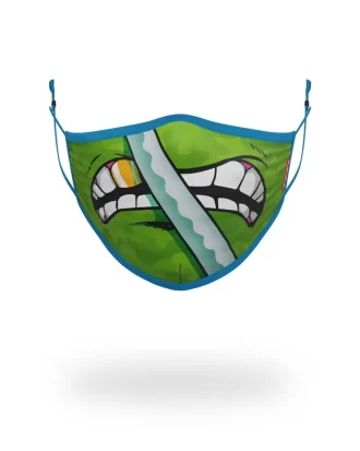 TMNT ADULTOS: CUBREBOCAS AJUSTADO DE LEONARDO TIBURÓN