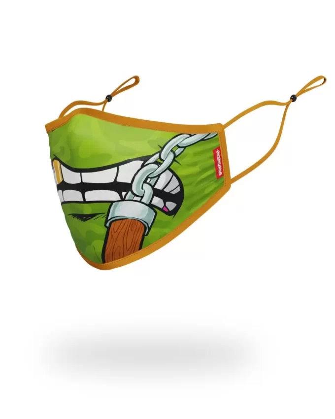 TMNT ADULTOS: CUBREBOCAS AJUSTADO DE TIBURÓN MICHELANGELO TMNT ADULTOS: CUBREBOCAS AJUSTADO DE TIBURÓN MICHELANGELO