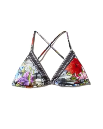 TOP DE BIKINI CON ESTAMPADO FLORAL
