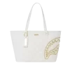 TOTE SHARK RIVIERA LE BLANC CON CADENA DE ORO TOTE SHARK RIVIERA LE BLANC CON CADENA DE ORO