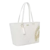 TOTE SHARK RIVIERA LE BLANC CON CADENA DE ORO TOTE SHARK RIVIERA LE BLANC CON CADENA DE ORO