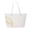 TOTE SHARK RIVIERA LE BLANC CON CADENA DE ORO TOTE SHARK RIVIERA LE BLANC CON CADENA DE ORO