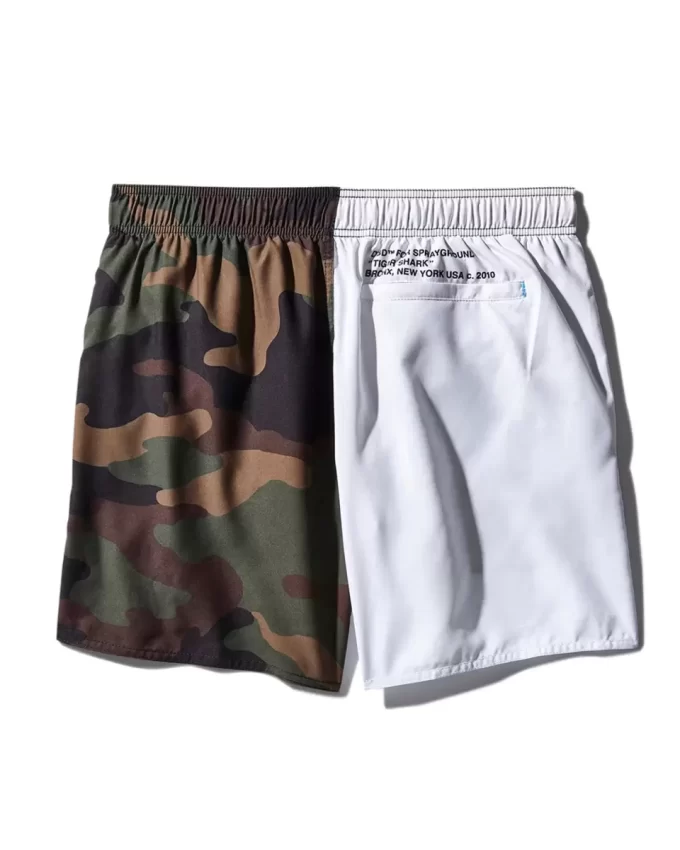 Traje de baño tipo short con camuflaje Split Bite Traje de baño tipo short con camuflaje Split Bite