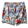 Traje de baño tipo short con estampado floral Traje de baño tipo short con estampado floral