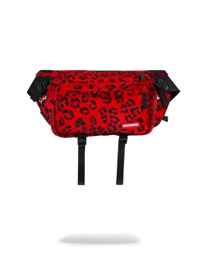 TRANSPORTADOR BANDOLERA DE LEOPARDO ROJO TRANSPORTADOR BANDOLERA DE LEOPARDO ROJO
